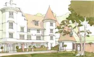 artists impression of the new hotel