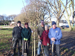 Scout Hut crew