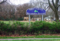 new Recreation Ground sign