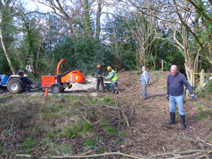 Volunteers working to improve Parley Wood