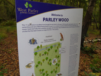 parley wood information board