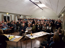 packed public meeting