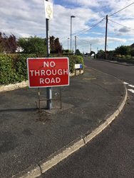images of no through road signs