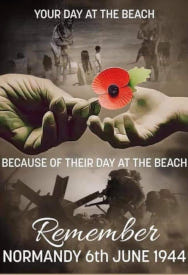 D day memorial poster