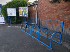 new Parley First School bike rack
